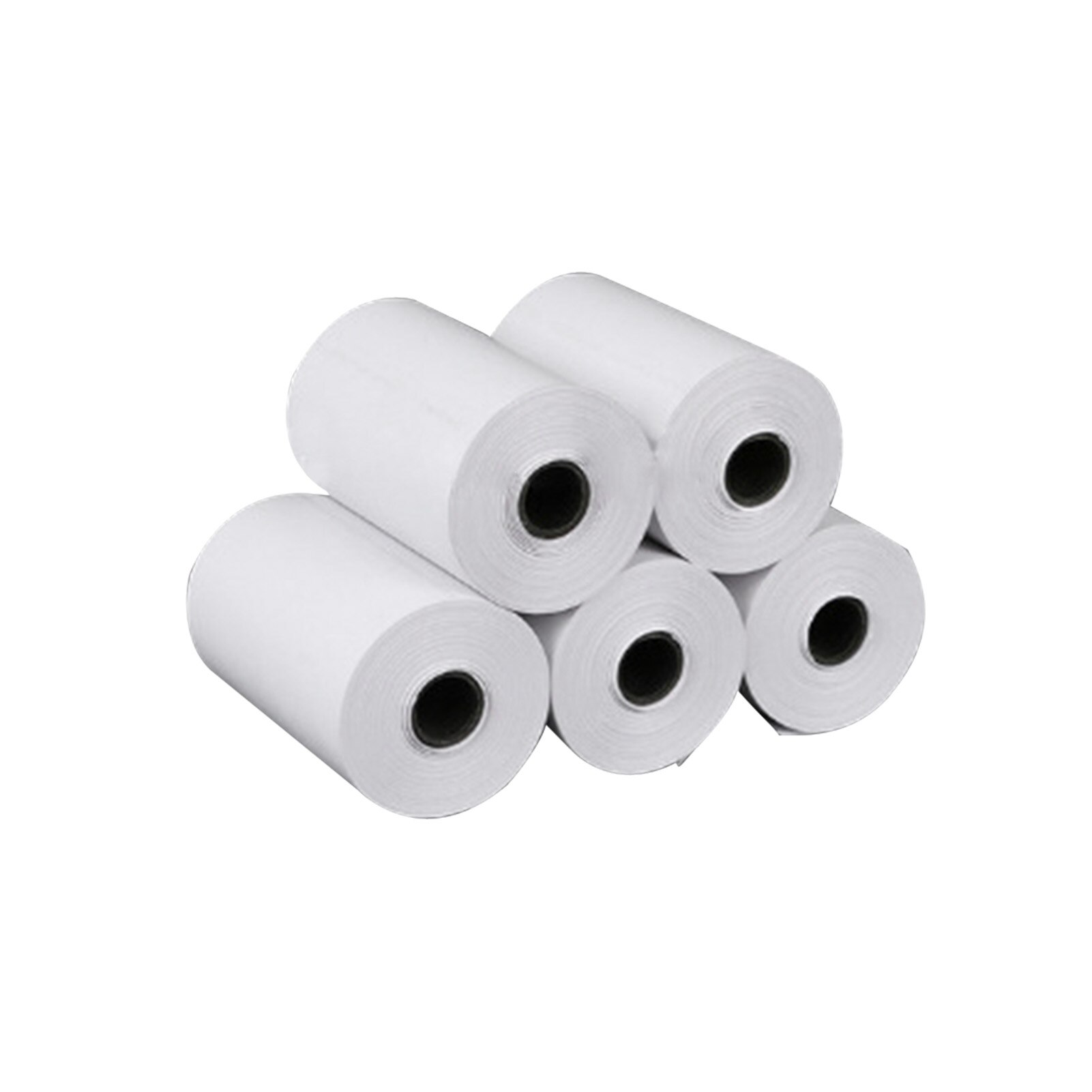 Kantoor Studie Thermische Printer Foto Label Leuke Pocket Met 1 Papier Roll Voor Mobiele Telefoon Draadloze Bluetooth Mini Draagbare Ontvangst: 5 Roll Paper