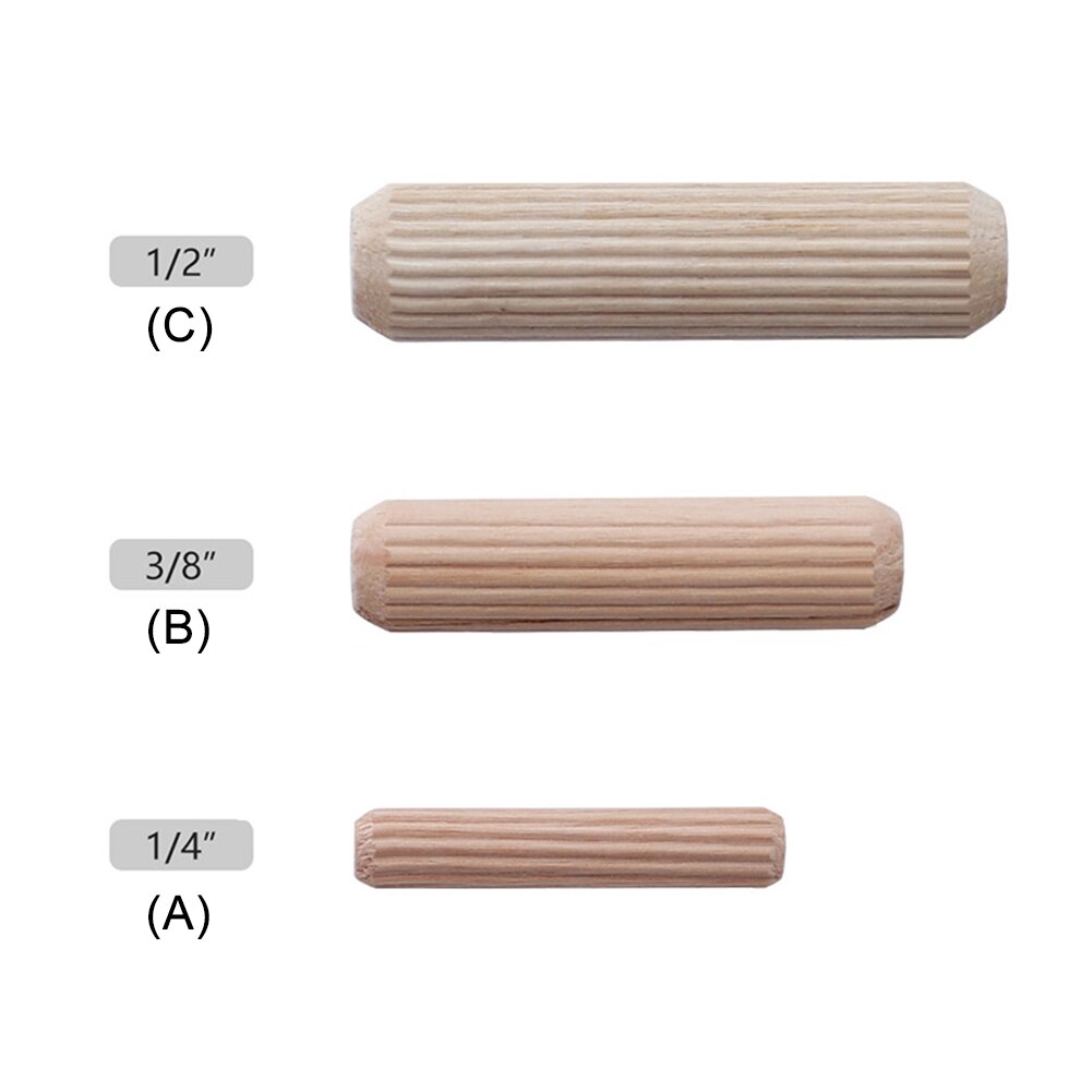 100pcs 32/38/50mm Wooden Dowel Cabinet Drawer Pins Needle Bolt Dowel Pins Twill Wood Pin Nails Wedge Wooden Shaft Connector