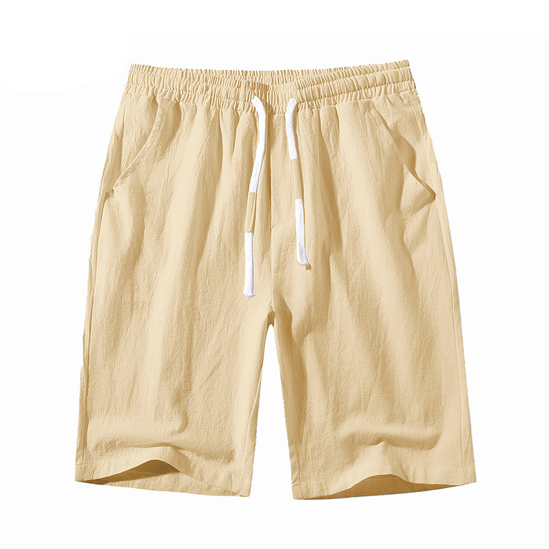 Zwembroek Voor Heren, Zwemshort Met Compressieliner, 2-In-1 Sneldrogende Strandshorts Voor Heren, Trekkoord Voor Heren Met Ritssluiting: M / Goud