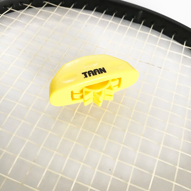 1pc taan strengverktøy enhet badminton strenghjul maskinkontroll strengverktøy gul til badmintonracket: misligholde tittel