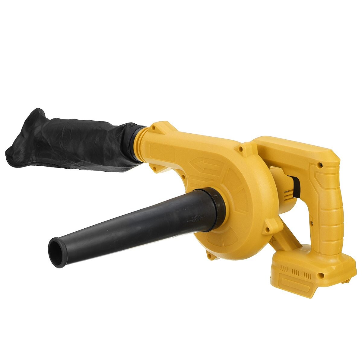 2 IN 1 Cordless Electric Air Blower Vacuum Leaf Computer Dust Collector Cleaner Power Tool for 18V Makita Battery 18000r/min: Yellow