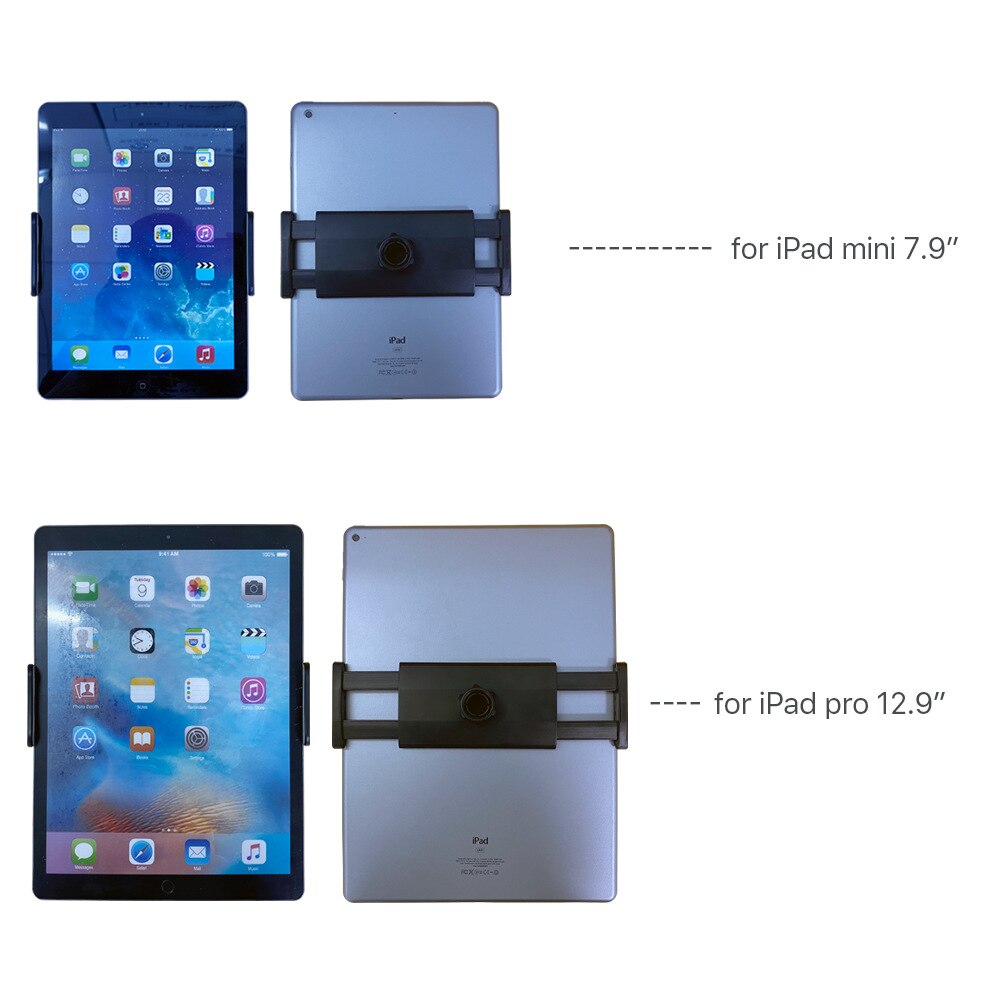 Justerbart ställ för tabletthållare för telefon, vridbar, vridbar sängbordsfäste 5-12.9 -tums stödkonsol för surfplatta för ipad air pro