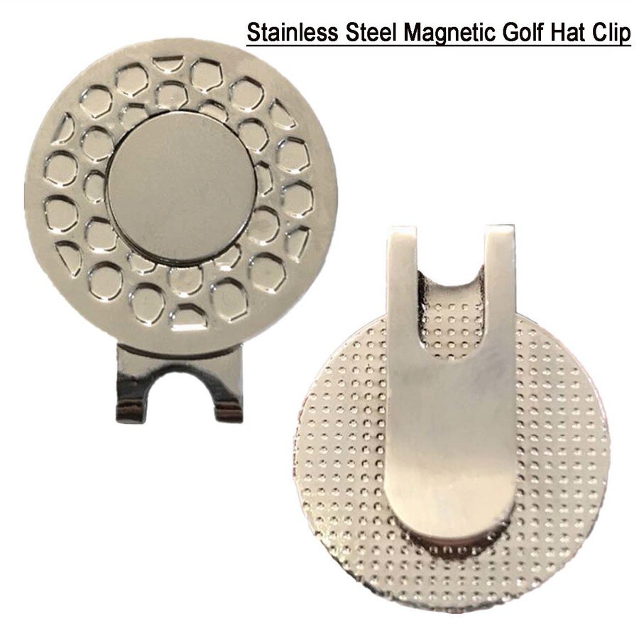 Neue 2 Silikon mit 2 Metall Golf Hütte Clip Magnetische Ball Marker Halfter Legen zu Ihre Kappe Tasche Rand Gürtel kleidung