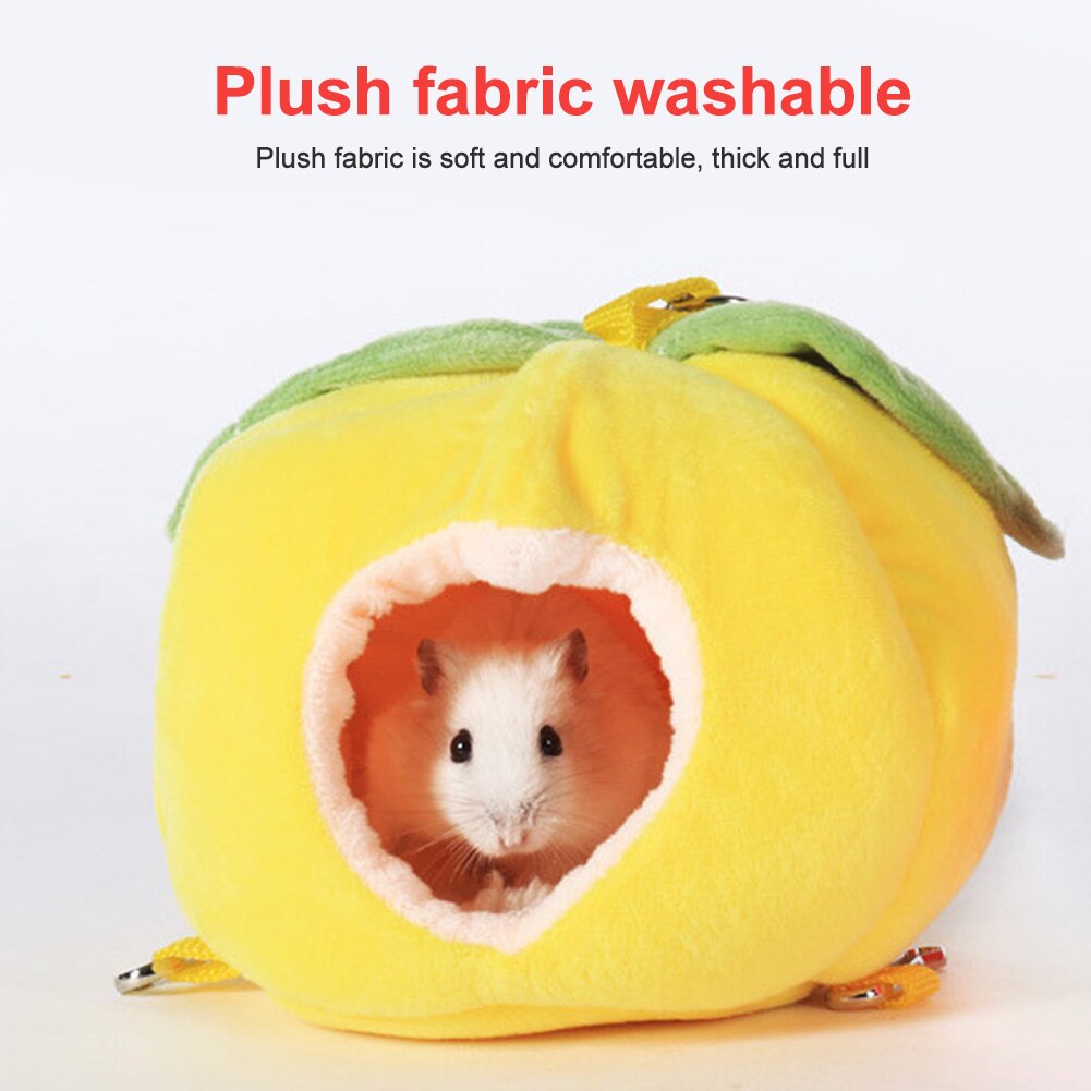 Marsvin hamster pindsvin vinter varme små dyr kæledyr hængekøje chinchilla hjem levende rede hængende seng plys frugt hus