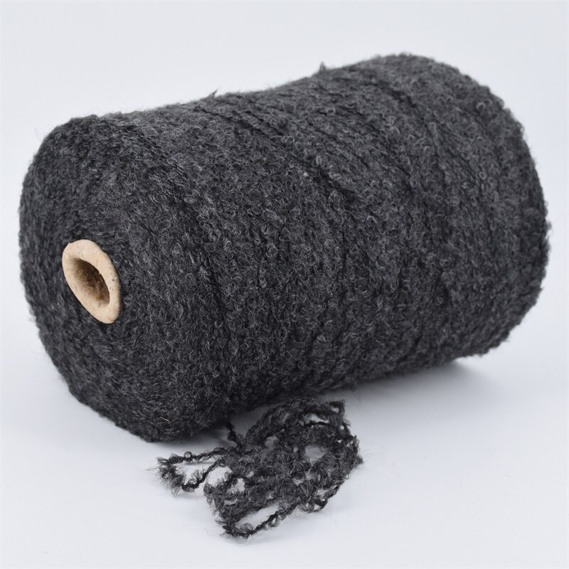 Chunky blødt løkkegarn til strikning uld hæklet alpaca garn vævning tykt garn gør det selv sweater tråd strik baby sweater hue 500g: 09
