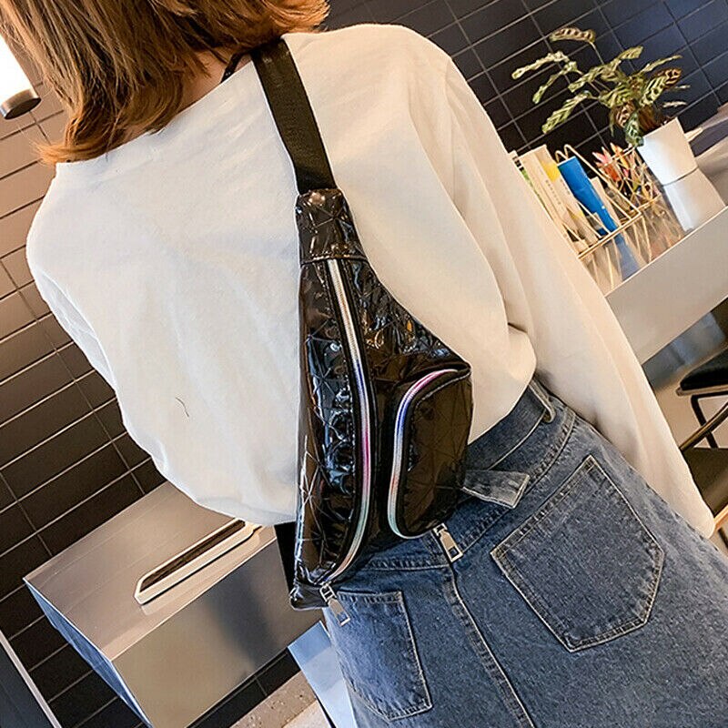 Large Bum Bag Waist Girls Women Traveling Adjustable Travel Pouch Pack