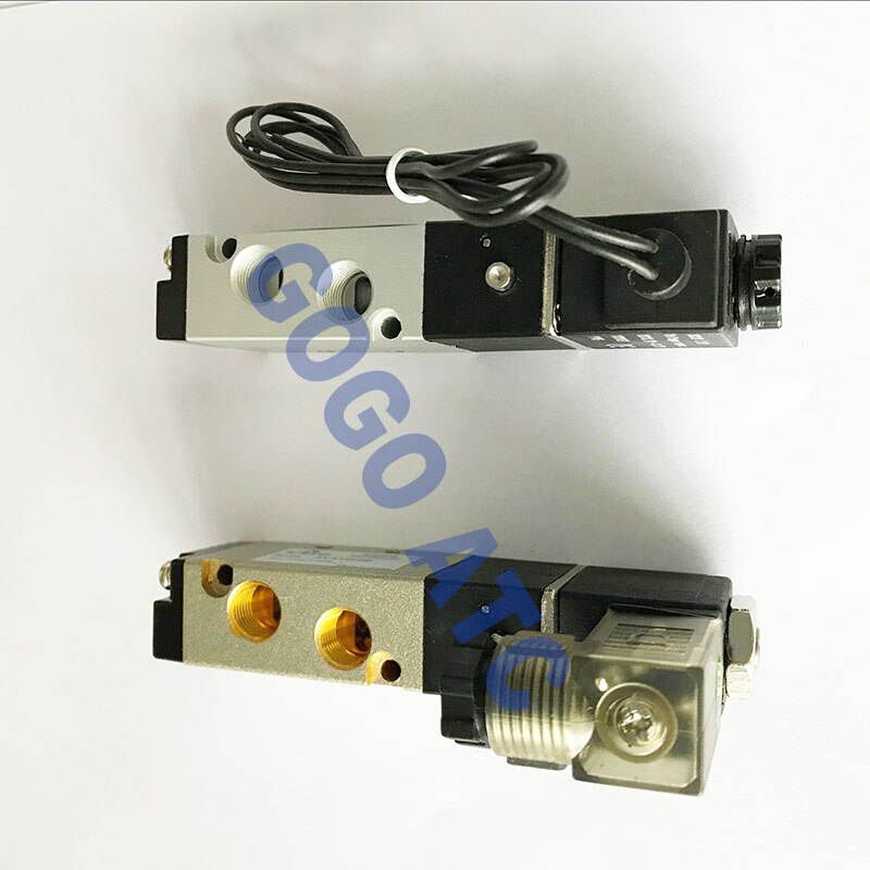 5 vie 2 posizioni elettrovalvola pneumatica 4V110-06 1/8 Bsp