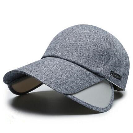 Siloqin Mannen Vissen Cap Zomer Ademend Baseball Cap Bone Sport Caps Vrouwen Persoonlijkheid Strand Hoed unisex: dark gray