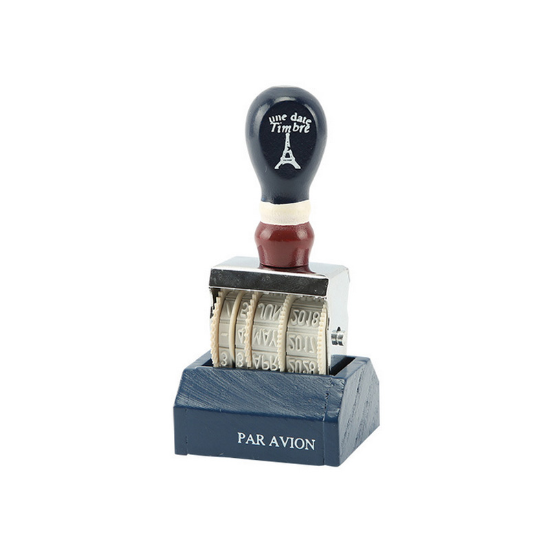 Wooden handle date DIY stamp DIY wooden rubber stamps for scrapbooking stationery standard stamp