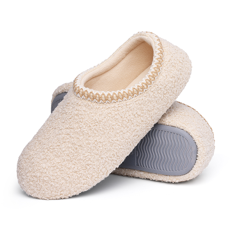 Winter Curly Loafer Indoor Fuzzy Vrouwen Schoenen Mode Warme Fleece Huis Schoenen Outdoor Gesloten Vrouwen Antislip Bont Damesschoenen: Sky Blue / 42