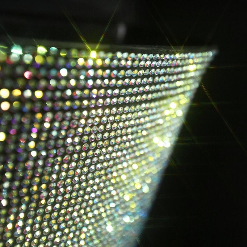 Sparkling Bling Trash Bin Car Portable Organiser Storage Rhinestone Auto Garbage Car Trash Can Automotive