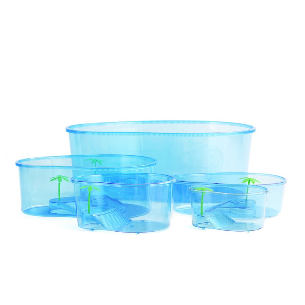 Transparent Tortoise Tank Plastic Turtle Tank Household Reptile Tank Tortoise Accessory