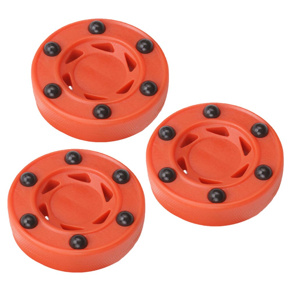 3pcs Roller Hockey Game Puck Training Puck Street Hockey for Practicing: Default Title
