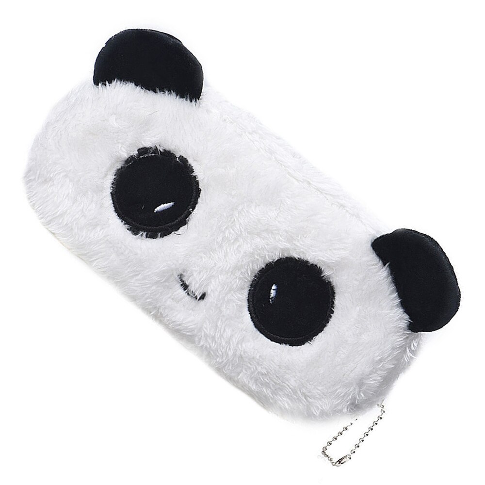 Penalhus sød kawaii 3d plys panda penalhus med stor kapacitet skoleartikler nyhedsartikel til børn multifunktionel