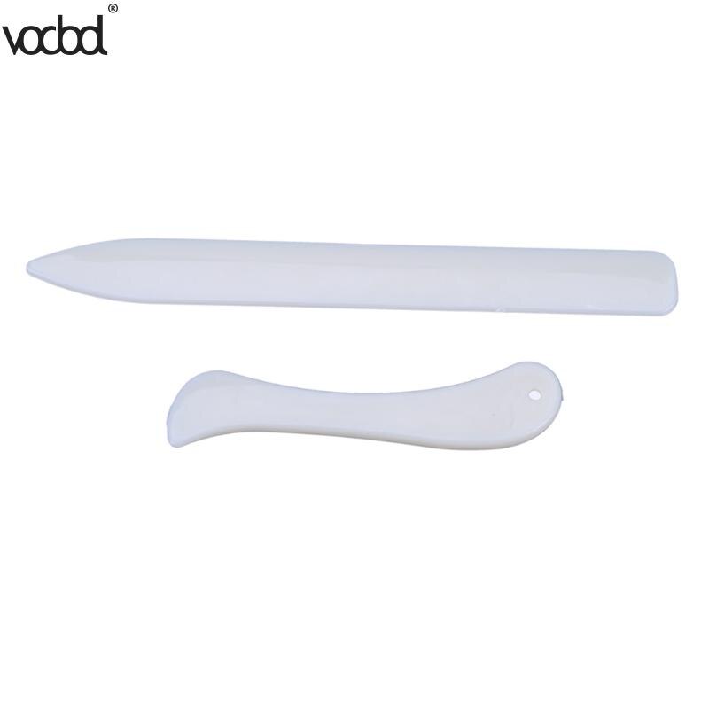 2pcs Paper Creaser Set for DIY Scrapbooking Card Making Photo Album Paper Folding Tool Crafts Edge Side Slicker Letter Opener