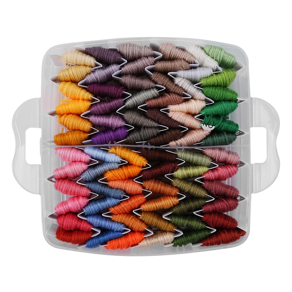 Sewing Floss Box Set 192 Colors Cross Stitch Embroidery Thread Tool Eco-Friendly DIY Sewing Stitching Accessories Crafts