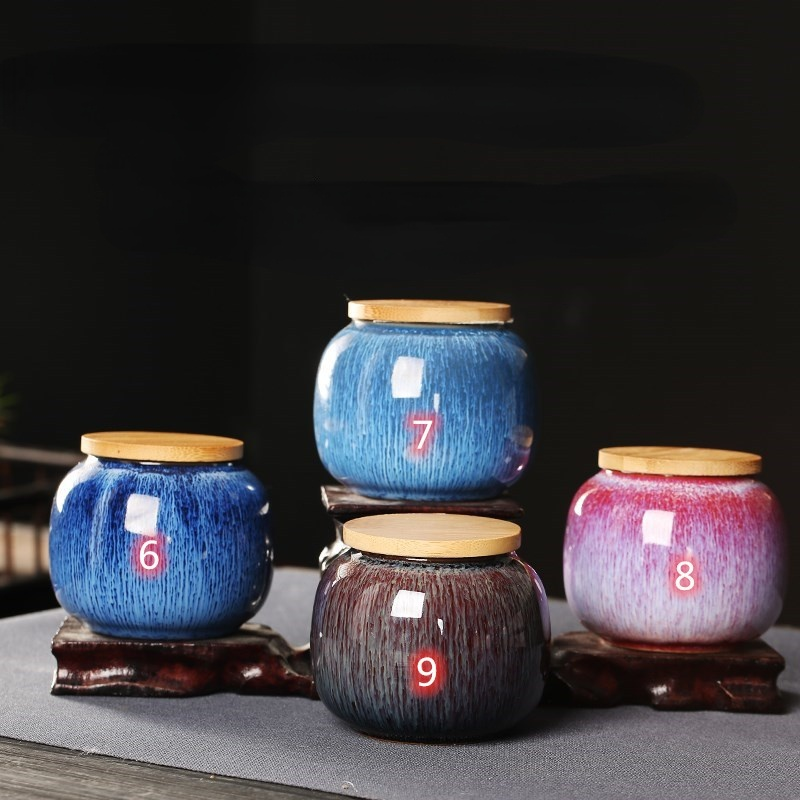 Boîtes de conserve hermétique en céramique, résistant à l&#39;humidité, boîte de médicaments Portable, pots de bonbons, décor de maison