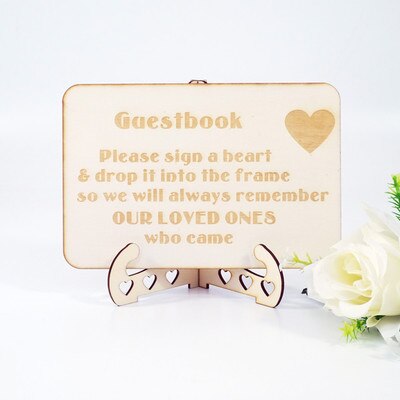 1pcs Wedding decoration card sign-in desk party guest welcome card personality sign guide card: Default Title