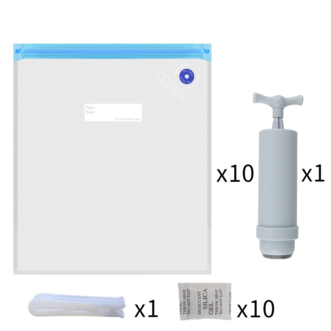 Filament Lagerung Vakuum Abdichtung Taschen Filament Verwahrung Feuchtigkeit Beständig Für 3D Drucken PLA ABS TPU PETG Halten Filament Trocken: Blau