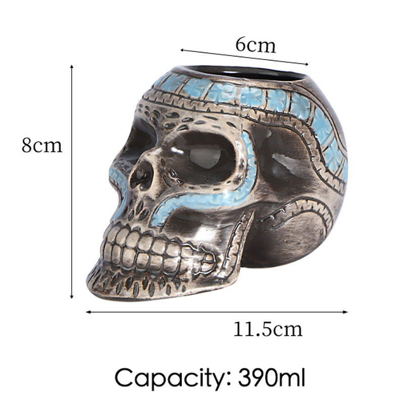 Ceramic Tiki Mug Porcelain Beer Wine Mug Cup Bar Tool ,Exotic Cocktail Glasses, Tiki Bar: Pink