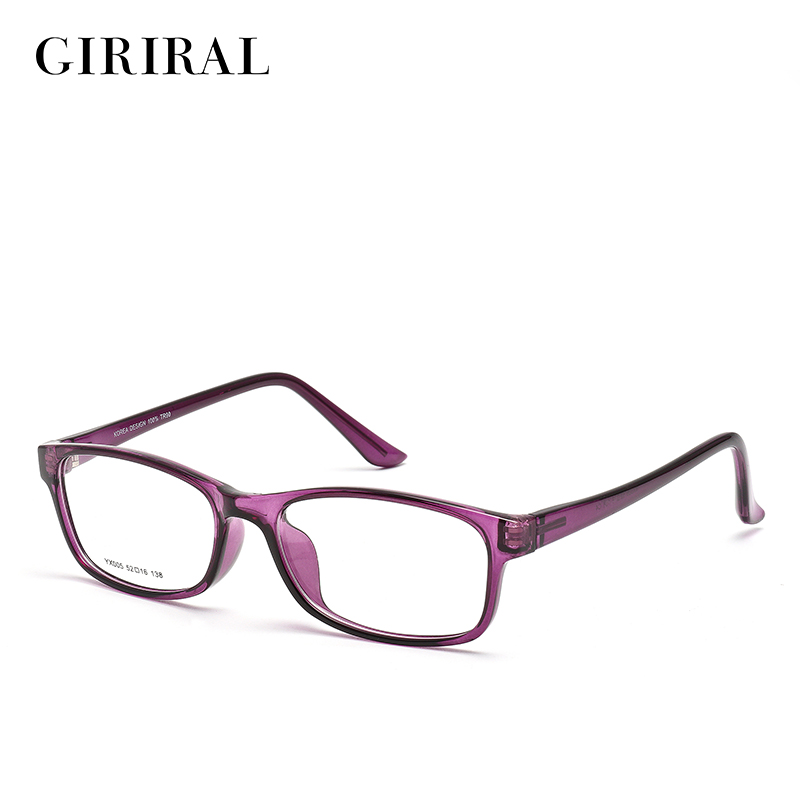 TR90 women eyeglasses frame transparent clear myopia retro optical eyewear frame #2-YX005
