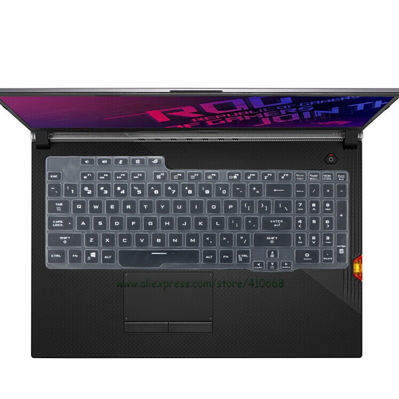 For ASUS ROG Strix G G731GV G731GW G731GT G731GU G 731 GW GT GU 17.3 inch Gaming Laptop Keyboard Cover Skin Protector guard: Transparent