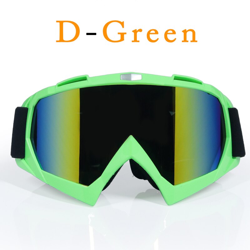 Dla dorosłych gogle Motocross motocykl motor okulary Cross Country elastyczne przezroczyste soczewki Ooculos de grau: A