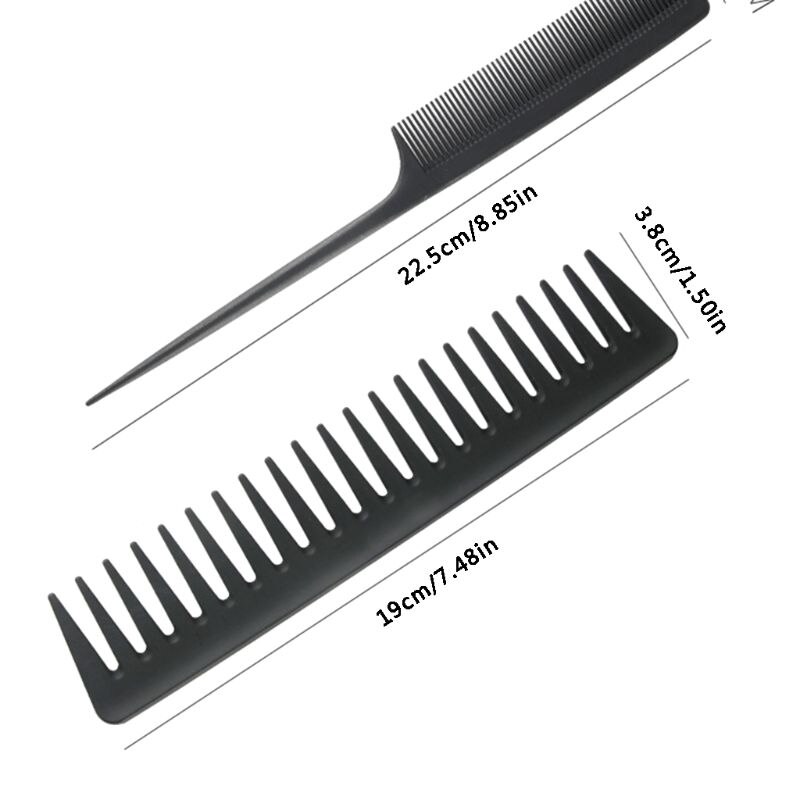 4Pcs Hair Brush Set Air Cushion Massage Comb High Temperature Resistant Portable Home Travel Styling Tool for Ladies