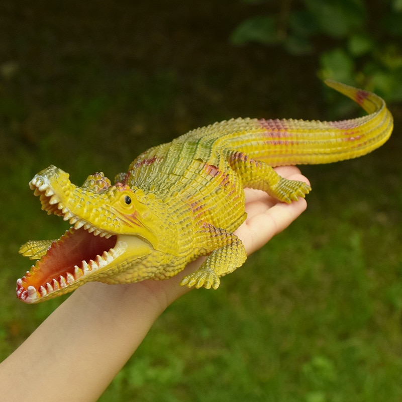 Simulatie Krokodil Rubber Speelgoed Safari Tuin Props Joke Prank Ongeveer En Gag Spelen Grappen Speelgoed 30Cm