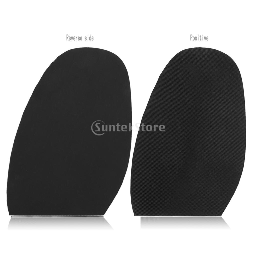 Footful Men's Stick on Rubber Half Soles Anti Slip Wear Proof Shoe Repair Thickness 1.7mm