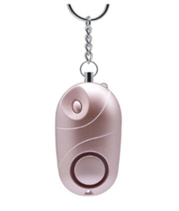 Safety Personal Alarm, 130DB Personal Security Alarm Keychain with LED Lights, Emergency Safety Alarm for Women, Men: Rose Gold