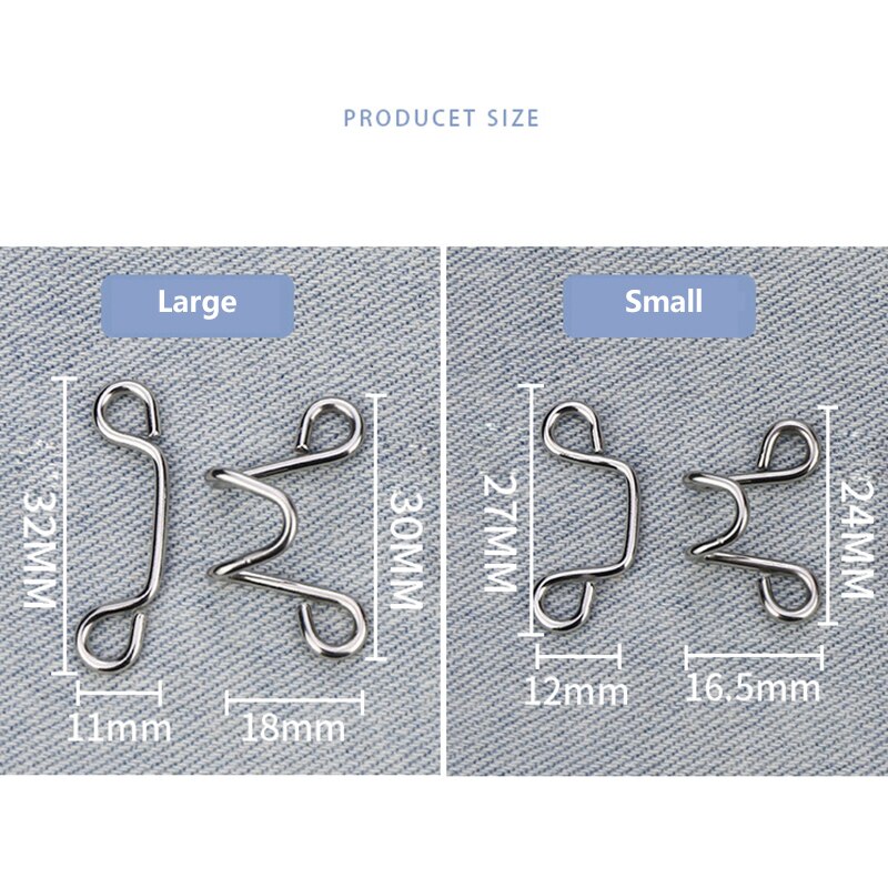 Adjustable Waist Sewing-Free Detachable Jeans Waist Stretch Big Change Small Adjustable Metal Button Waist Buttons