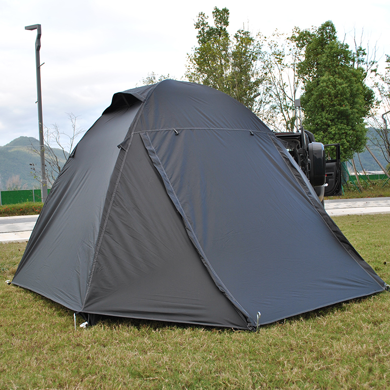 Campingzelt mit Regenschutz, 2 Zelt für 3 Personen, eingestellt in 10 Minuten, wetterfestes Zelt für Camping, Feste, Hinterhof, 2 Schichten