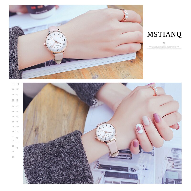 Watch Women Casual Leather Belt Watches Simple Ladies Small Dial Quartz Clock Dress Women's watches Reloj mujer