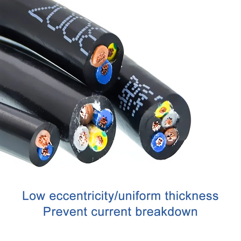 RVV 6Szpilka 7Szpilka 8Szpilka Kabel z czystej miedzi 1 metr Przewody sterujące 0,5/0,75/1,0/1,5 Kwadratowy przewód zasilający robić zastosowań zewnętrznych Linia sygnałowa Osłona PVC