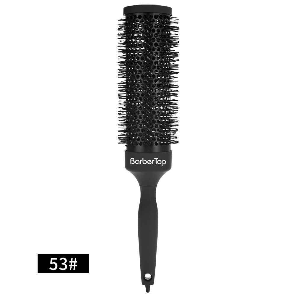 35cm Extra Long Hair Roller Brush Salon Blowout Styling Heat Resistant Volumizing Hair Salon Use Accessories Roll Comb: GRAY