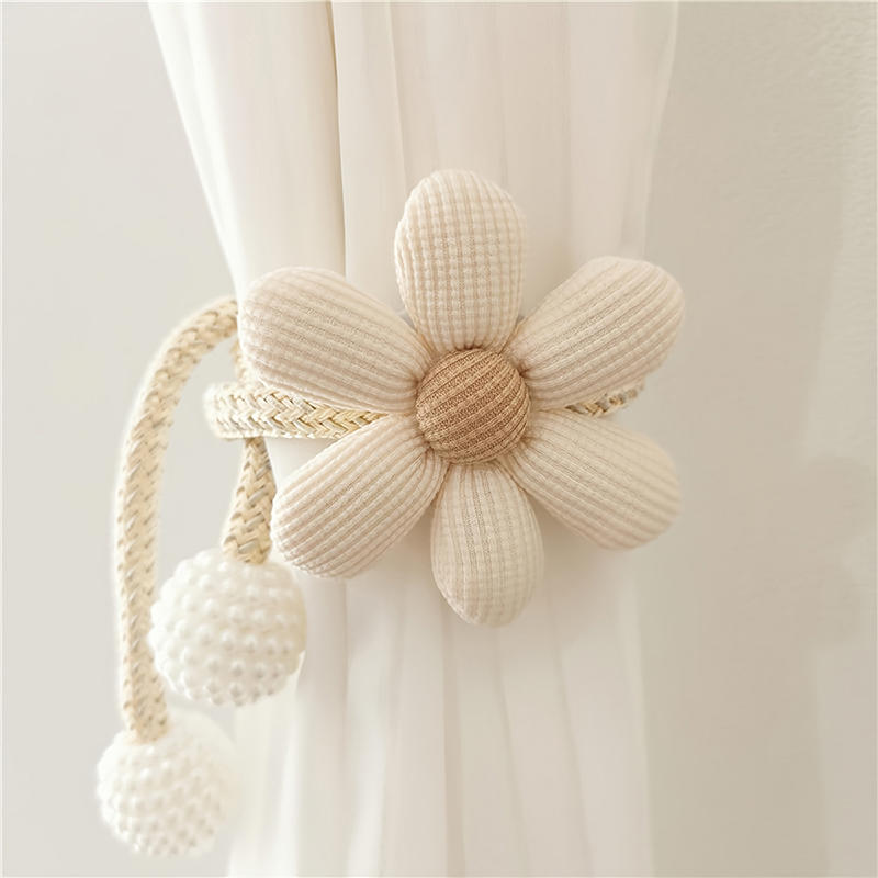2/4 Stuks 3D Bloem Gordijn Banden Auto Gordijn Banden Gordijn Magnetische Bal Tie Touw Bundel Touw Thuis/kamer Decoratie