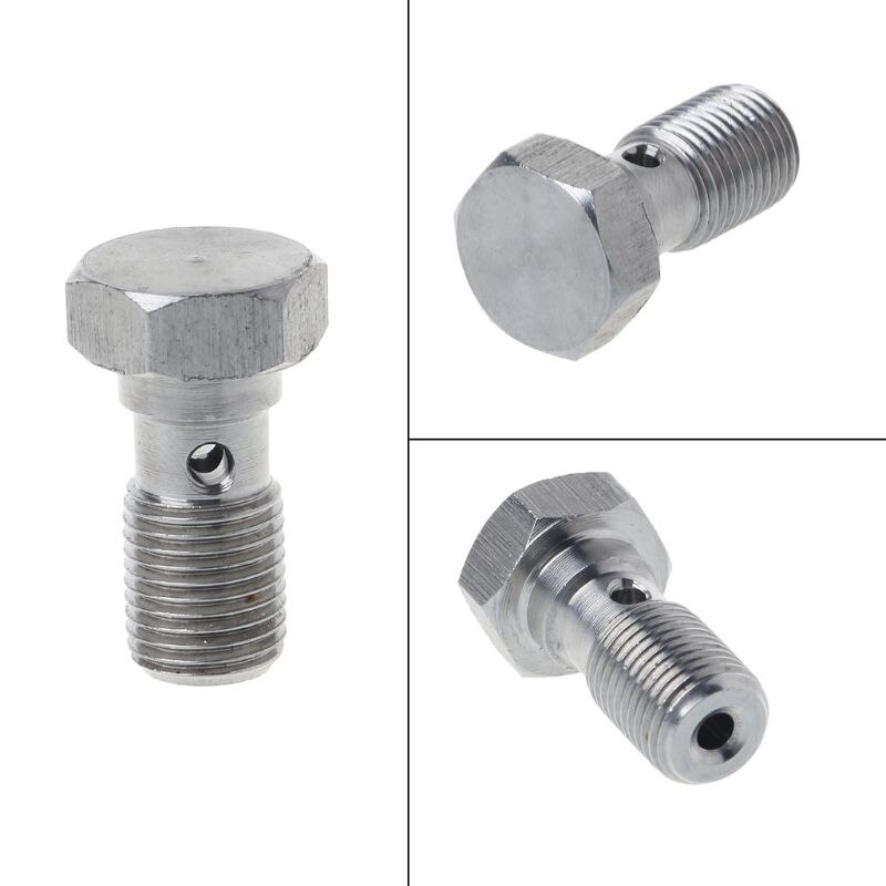 3/8x24 UNF AN-3 JIC Stainless Steel Bolt 20mm Long Brake Hose Fitting ...