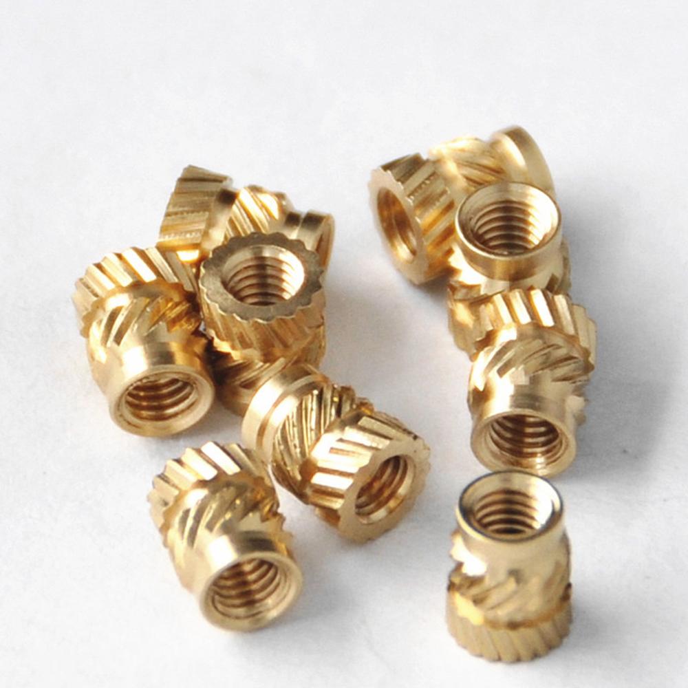VORON 2.4 100pcs M3 Threaded Insert M3 Brass Insert Nuts Injection -melt Brass Nut M3*5*6 for VORON2.4