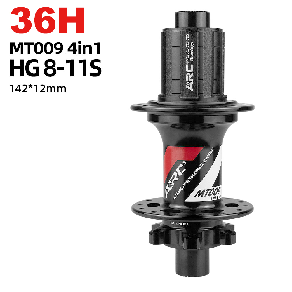 ARC MT009 NBK k7 Rear hub mtb mountain bike hub 28 32 36 Hole HG MS XD freehub 10 135 mm 12 142 mm 11 12 speed bicycle hubs part: MULTI