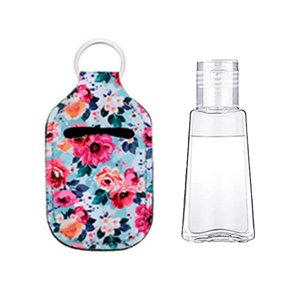 Key Chain Hand Sanitizer Dispenser Multi-functional Hand Sanitizer Bottle Key Storage Case Hook Holder Wall Hand Sanitizer Pumps: C