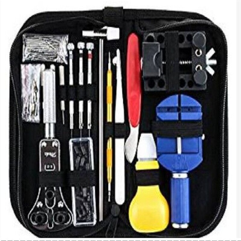 187 stücke Professionelle Uhr Reparatur Werkzeug Kit Uhr Link Pin Remover Fall Opener Pry Frühling Bar Remover Horlogemaker Gereed Reparatur