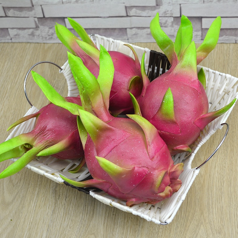 Artificial Pitaya Dragon Fruit Painting Model Home Decoration Photography Artificial pitaya Show Props Simulation Pitaya