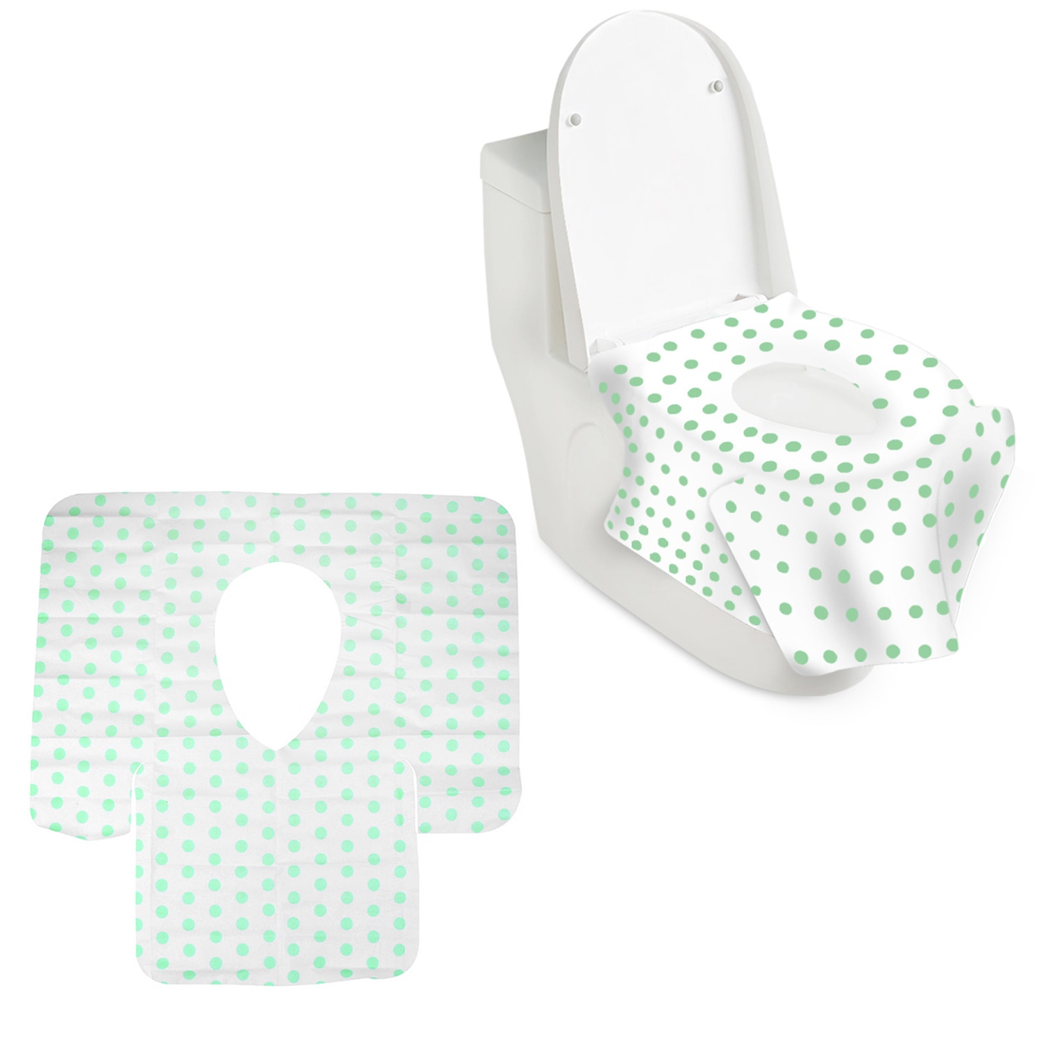 10Pcs Wc Stoelhoezen Zelfklevende Wegwerp Niet-geweven Waterdicht Toiletbril Mat Voor Kinderen Volwassen Zwangere vrouwen Home Reizen