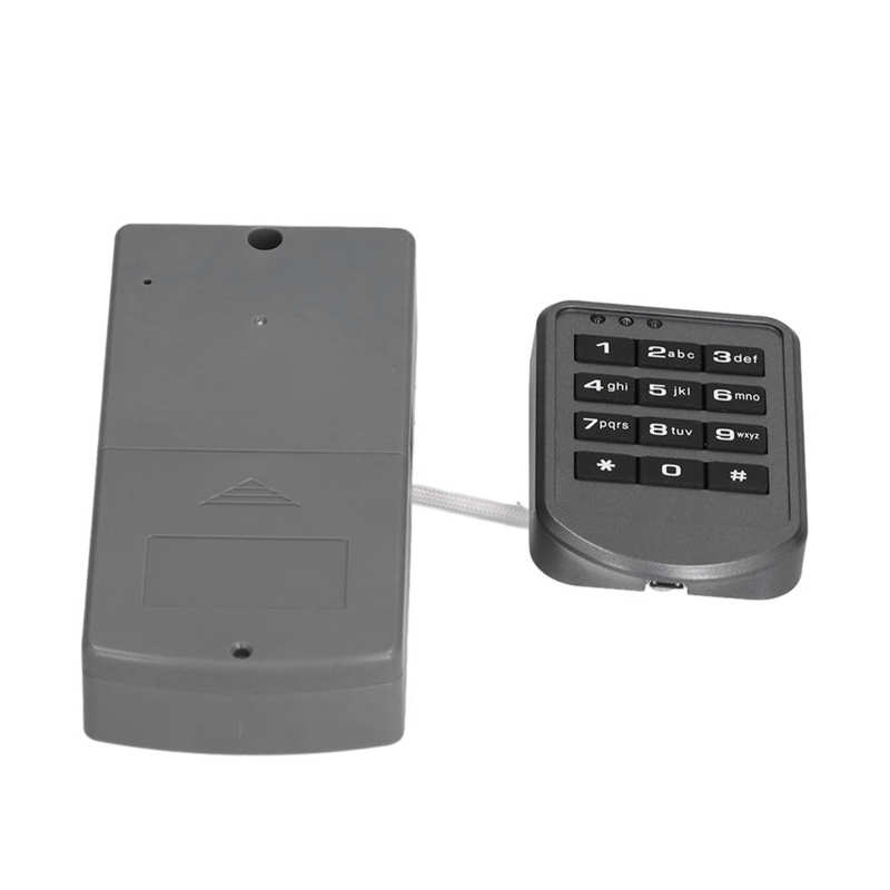 Electronic Cabinet Lock Smart Safe Durable Digital Number Keypad Door Locker for File Cabinet Home Office Library Door