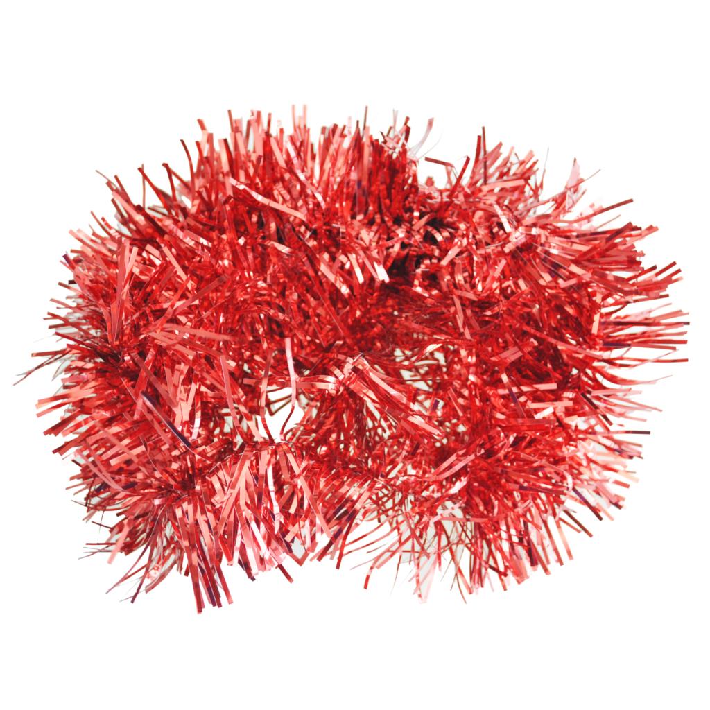 2m 6.5 Ft Christmas Tinsel Tree Decorations Tinsel Garland blue: red