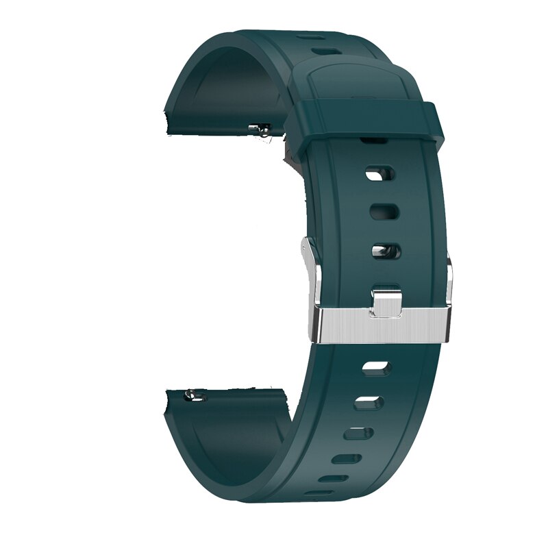 Utelite DT78 Smart Horloge Originele Bandjes IP68 Waterdichte Ppg Hartslag Bloeddruk Monitoring Smart Horloge Band Voor DT78: Green silicone