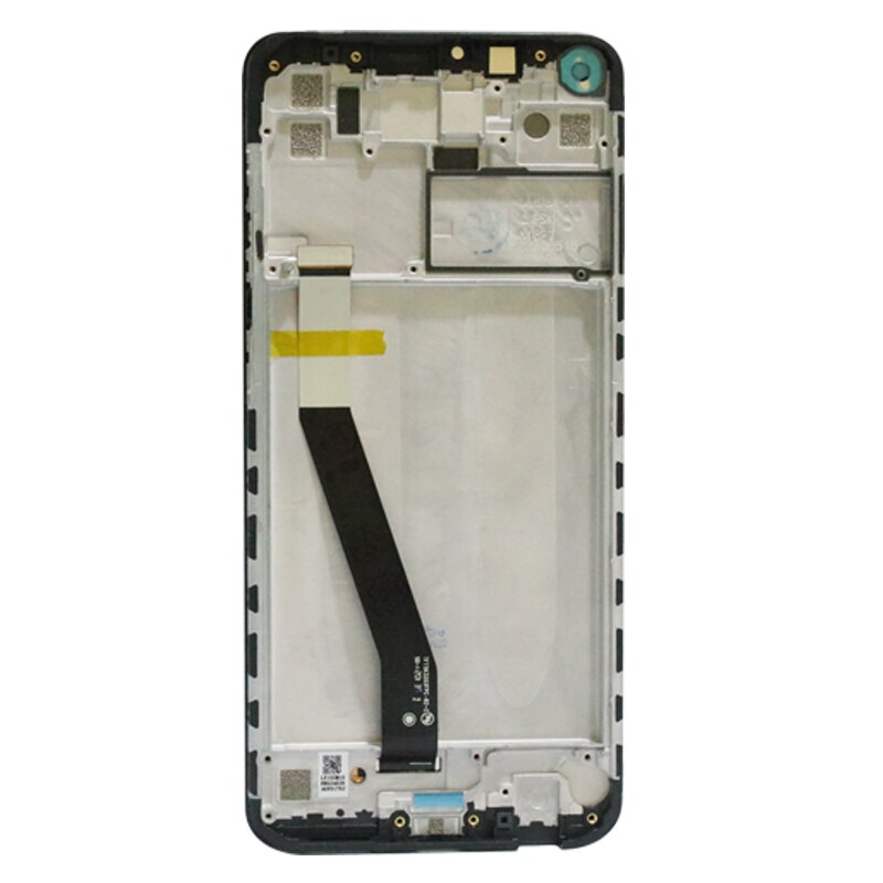 Recambio de pantalla de 100% pulgadas para Xiaomi Redmi Note 9, montaje de digitalizador LCD con pantalla táctil, 6,53 probado: Grey with frame