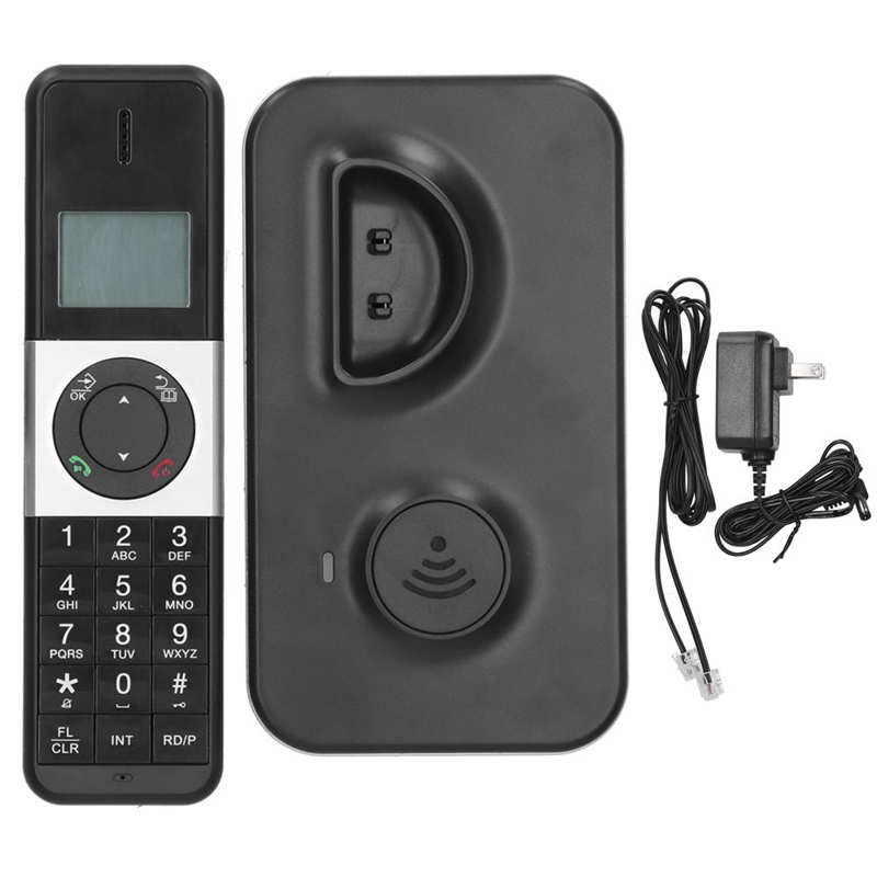 Digital Cordless Telephone Caller ID Hands-Free Business Fixed Landline Telephone for Home Office Hotel 100-240V US Cell Phone
