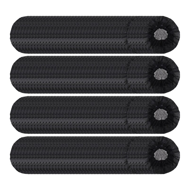 Sauber Mikrofon Schutzhülle für Mic Mikrofon Windschutz Pop Filter 200 Stck Einweg Mikrofon Abdeckung vlies: Schwarz